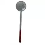 Stainless skimmer with wooden handle 47 cm