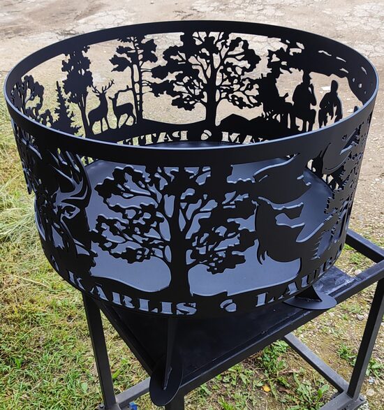 Round Fire Pit _ Nature