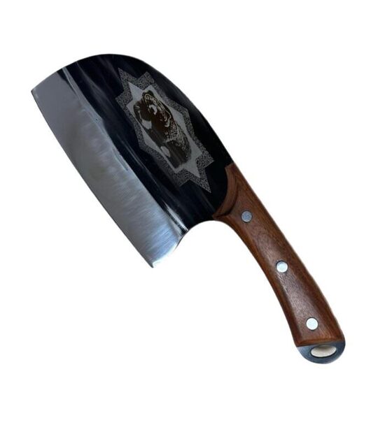 Кухонный нож-топор Пчак №6 с деревянной рукояткой