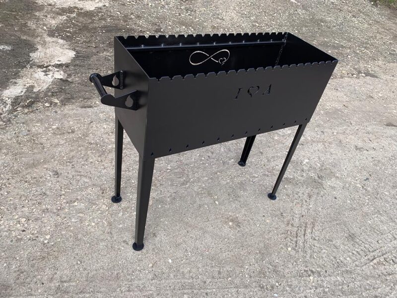 Grill "Classic", for wood fire, individual design